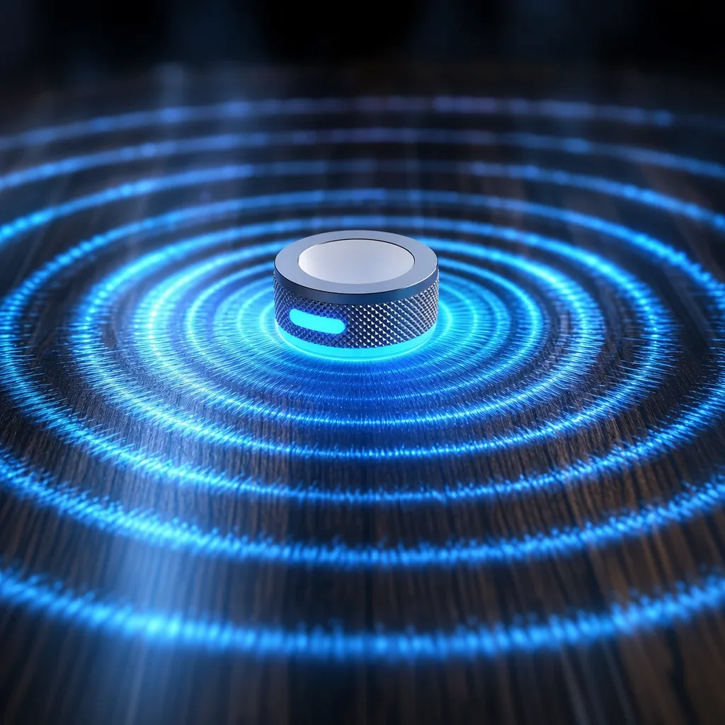 Speaker on a surface, huge sound waves